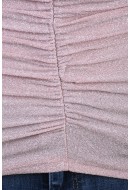 Bluza Dama Vero Moda Josephine Petal Pink/Silver Lurex